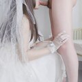 唯美纯洁婚纱✿天花板级白虎女神〖米胡桃〗花嫁婚纱真的美哭了！口交中出，看着精液从纯洁女神小嫩逼流出