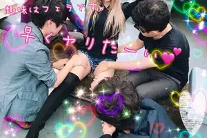 FC2 PPV 1273751 【最高傑作豪華SP版】金髪ヤリマギャルキララちゃん激ミニデニムショーパンに勃起したファンと6P連続中出し