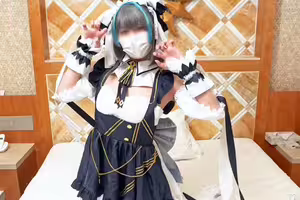 fc2-ppv 4775771 [有限數量的物品不可用/價格有限]在陰道內部和口腔內的兩個射精穿著非常可愛的柴郡服裝！淫蕩，勤奮的女傭擠出了丈夫的精液！| FC2電子市場