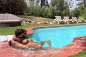 NEW Onlyfans Yasmina Khan – The Neighbour Watches Us As We Have Sex In The Garden Pool